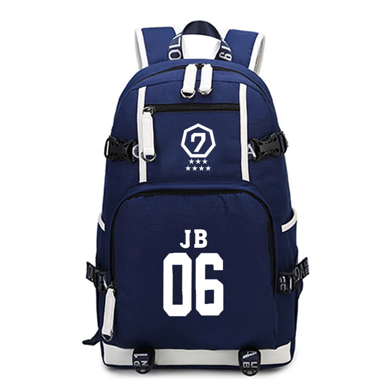 Kpop GOT7 рюкзак классные школьные сумки для подростков мальчиков и девочек Детские рюкзаки школьные сумки ежедневный вместительный рюкзак