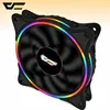 DarkFlash D1 120mm PC Computer case LED fan RGB Double halo rainbow 12cm mute 12V 4pin Heatsink Cooling Cooler Silent Fan ► Photo 2/6