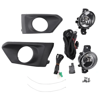 

for Nissan Altima 2019-2020 Pair Front Bumper Fog Light Lamp Assembly +Wiring +Switch Kit