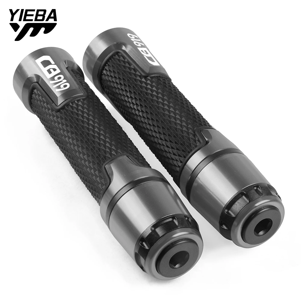 Руль для мотоцикла, рукоятка для Honda CB919 CB 919 2001-2008 2002 2003 2004 2005 2006 2007 алюминиевый пластик - Цвет: Серый