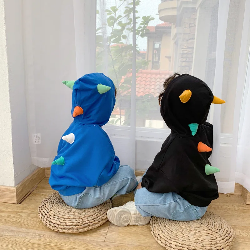 

XMAS 2019 Boys Girls Dinosaur Hoodies Cartoon Tracksuit Children Clothing Cute Sweatshirts Tops T-shirt Baby Kids Clothes