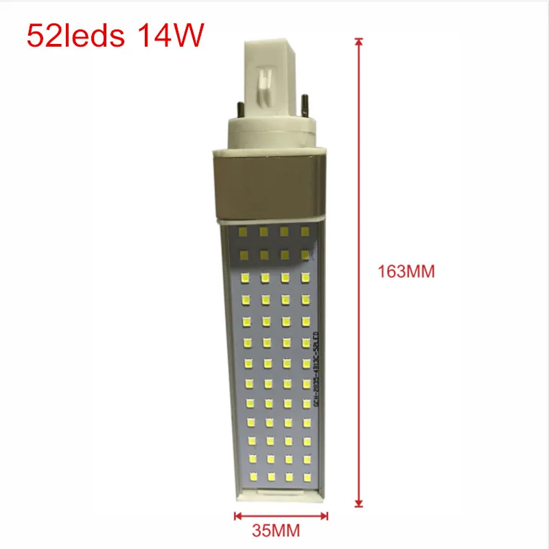 G24/E27 LED Bulbs 8W 10W 12W 14W 16W 18W E27 LED Corn Bulb Lamp Light Spotlight 180 Degree AC85-265V Horizontal Plug Light