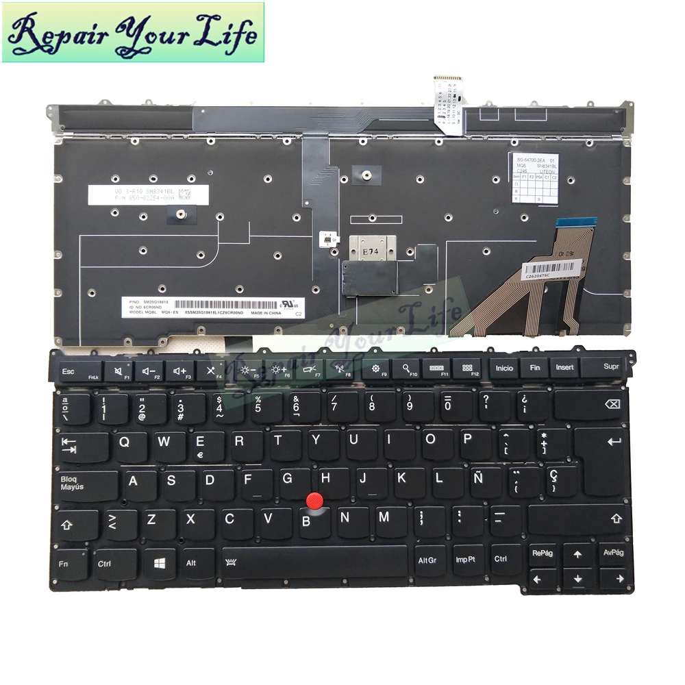 E-BLUE - EKM075BK USB QWERTY Inglese Nero Tastiera