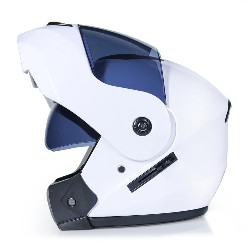Профессиональные гоночные мотокроссные шлемы модульные с двойными линзами мотоциклетный шлем унисекс Полный лицевой безопасный шлем флип-ап Cascos Para Moto - Цвет: A05