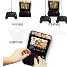 Powkiddy новая A10 12 дюймов HD экран 4 Гб Ретро игровая консоль с коромыслом аркадная ностальгическая боевая игра поддержка подключение к телевизору