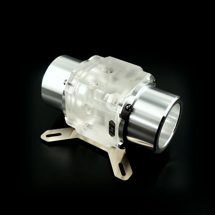  IceMan Cooler Double D5 Pump Refit Cover EVO Edition Dual D5 modified armor G1/4 Fit 12cm fan hole