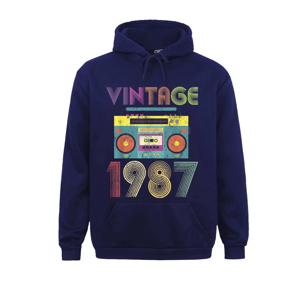 Custom Classic 1987 32nd Birthday Vintage T Shirt Retro Mixtape__2053 Mens Sweatshirts Brand New VALENTINE DAY Long Sleeve  Hoodies Hoods Classic 1987 32nd Birthday Vintage T Shirt Retro Mixtape__2053navy