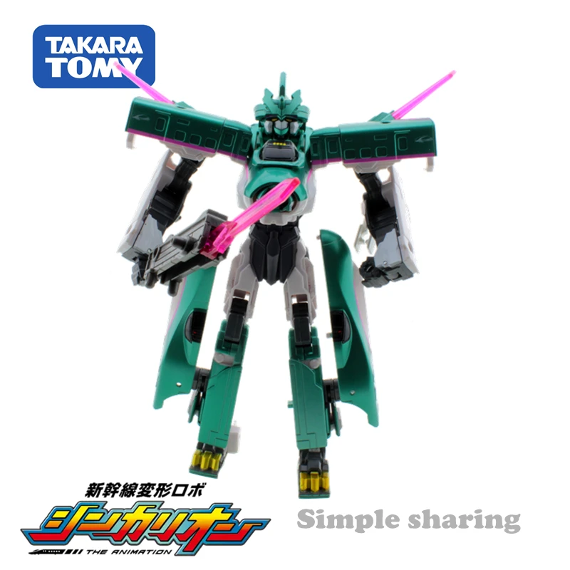 Takara Tomy Pla Rail Plarail Shinkansen деформационный робот Shinkarion DXS01 Shinkarion E5 Hayabusa фигурка рельса поезд трек игрушка