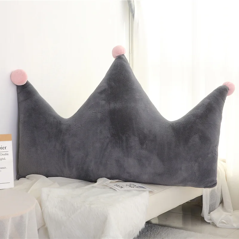 Big Grey crown LISM Детские подушки Детская комната украшения плюшевые игрушки скандинавские мягкие подушки для кормления грудью подушки - Цвет: Big Grey crown