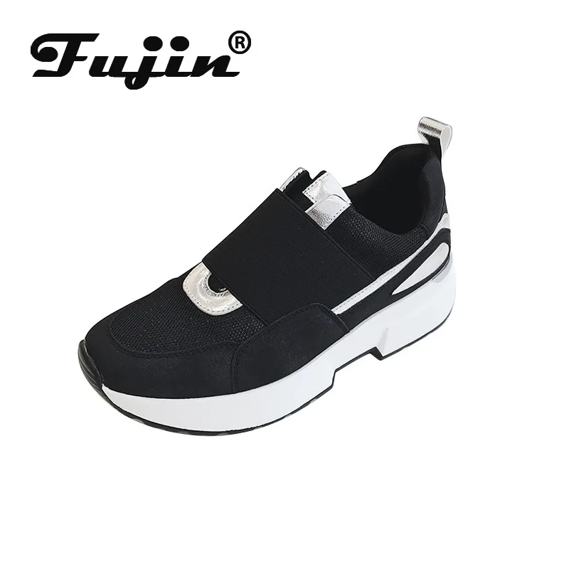 Fujin/брендовые осенние криперы из искусственной кожи с черепом Женская обувь