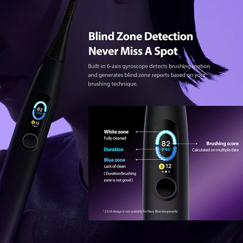 Global Version Oclean X Pro Sonic Electric Toothbrush Adult IPX7 Ultrasonic Tooth Brush Touch Screen Automatic Fast Charge App Global Version Oclean X Pro Sonic Electric Toothbrush Adult IPX7 Ultrasonic Tooth Brush Touch Screen Automatic Fast Charge App