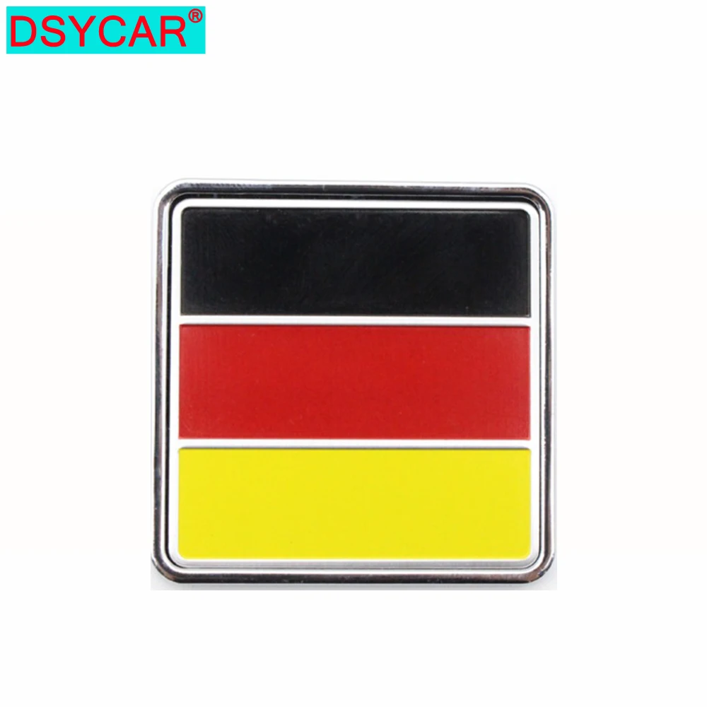 

DSYCAR 3D Metal German Flag Car Body Side Fender Rear Trunk Emblem Badge Stickers for Volkswagen Audi Bmw Mercedes Benz Porsche