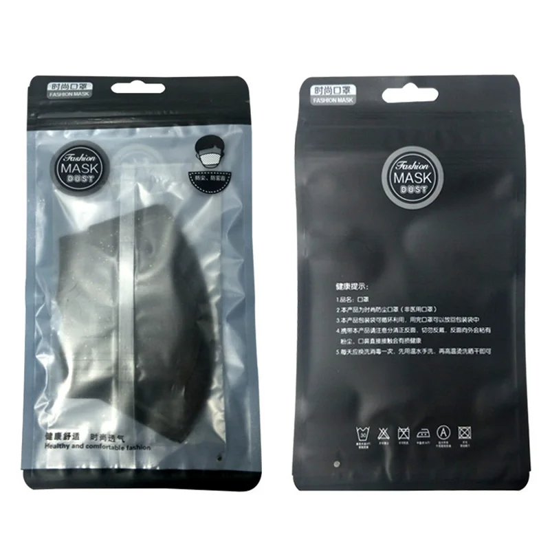 6 pcs Dust Mask Filter Anti PM2.5 Air Pollution Mouth Face Mask Winter Anti Dust Carbon Insert Washed Reusable Masks Men Women