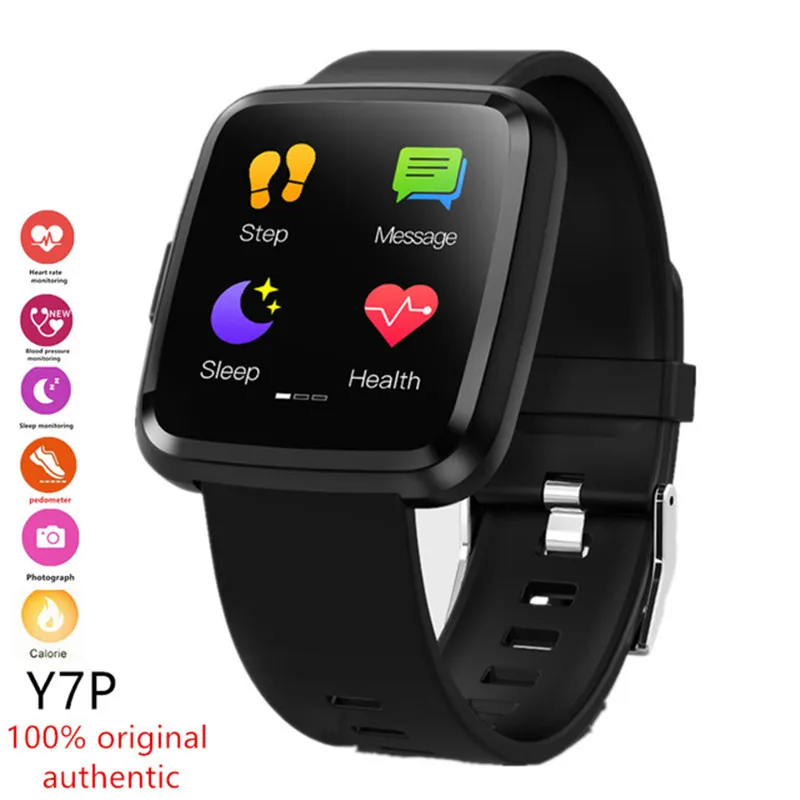 CY7 PRO Y7P Smart watch Full screen touch IP67 waterproof Bluetooth Sport fitness tracker Men Smartwatch For IOS Android Phone