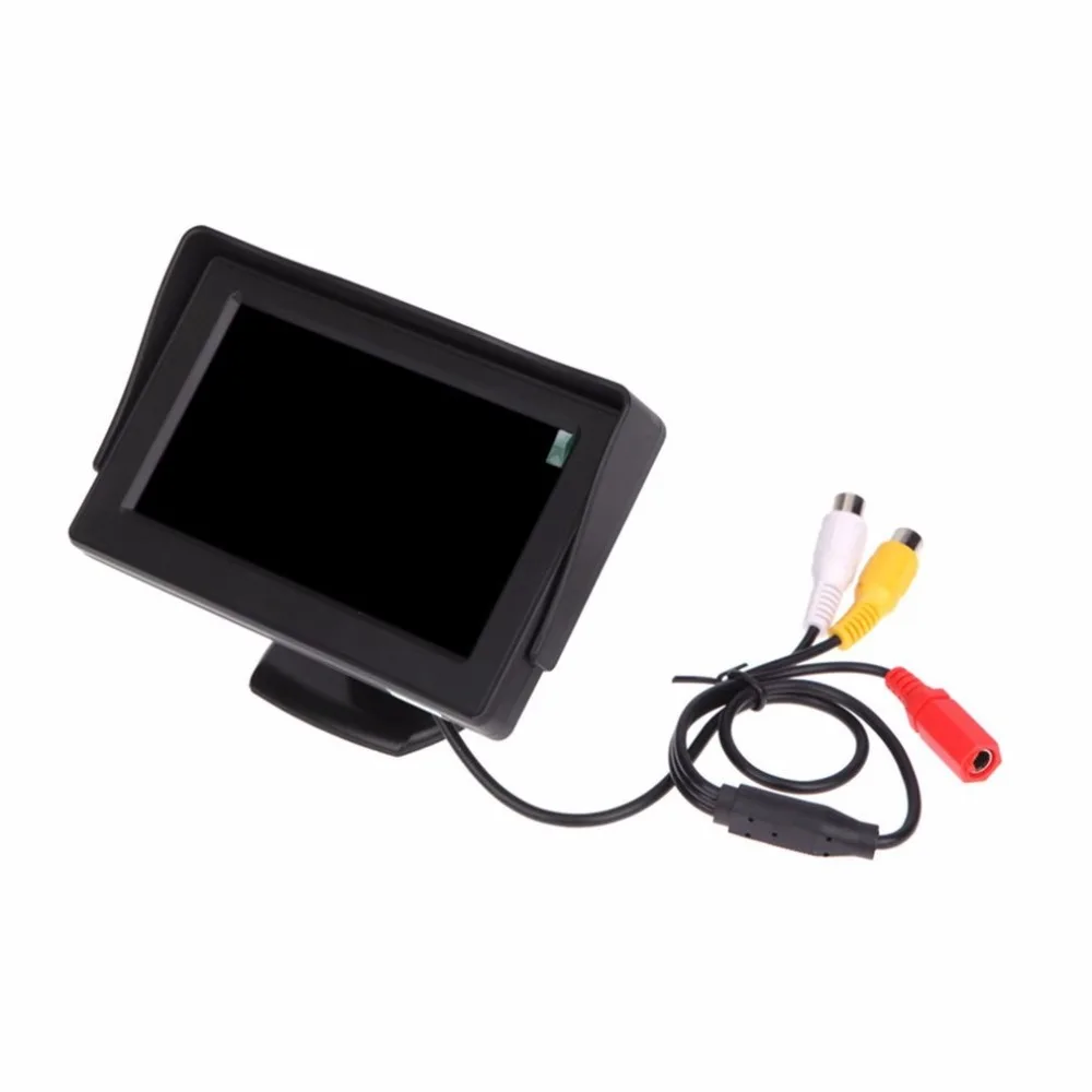 2020 New Hot Sale 4.3 TFT LCD Car Monitor Reverse Review DVD VCR CCTV Auto Parking Assistance Backup Reverse Camera Car-styling