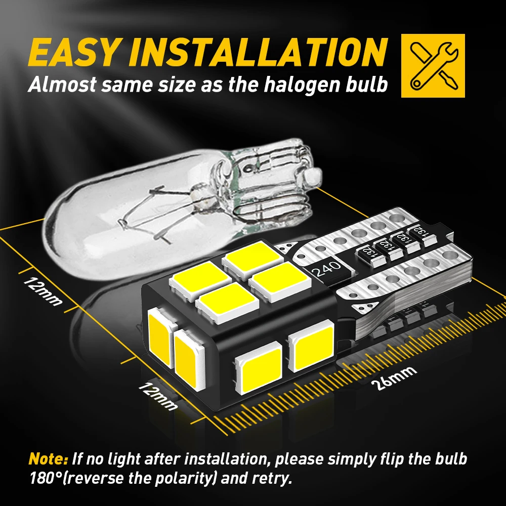 2x T10 LED W5W Canbus 194 168 BMW ƿ  Ÿ ٷ Ǫ ֻ  ٿ,   LED Ŭ  