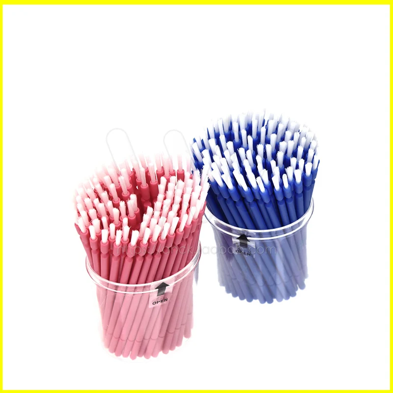 

200pcs Dental Lab Long Disposable Micro applicators Brushes dental brush