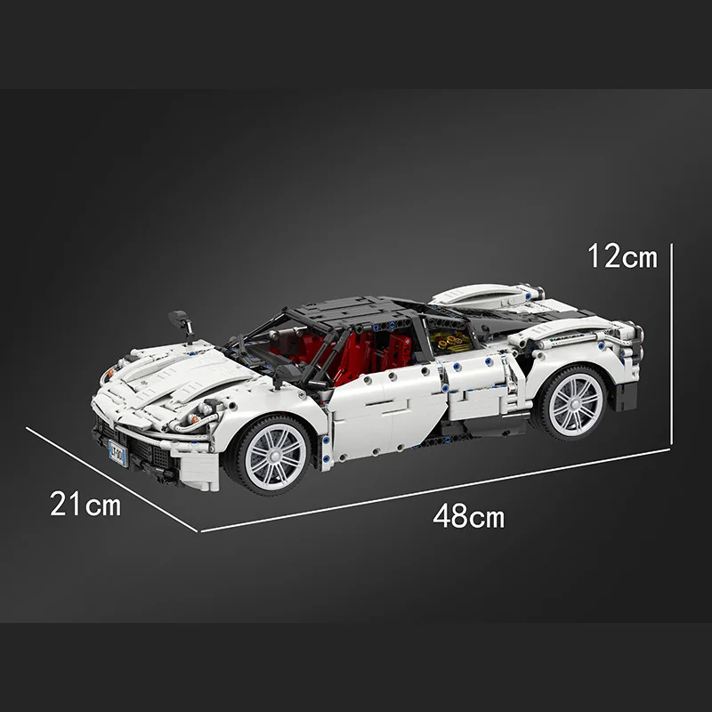 RC супер гоночный автомобиль кирпич Technic MOC Модель Строительный блок дистанционного управления игрушечные гоночные автомобили подарок для детей