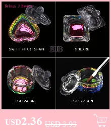 Цветочный узор мини керамический Стеклянный Кристалл Dappen Блюдо чаша с крышкой ручка для акрилового порошка мономер жидкий инструмент для дизайна ногтей