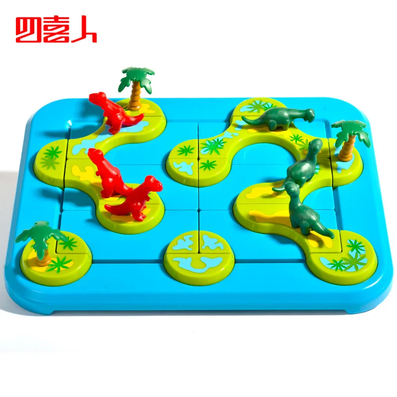 

Xiaoguaidan Islands Dinosaur Children Early Childhood Educational Toy Thinking Checkpoints Parent And Child Interactive Game