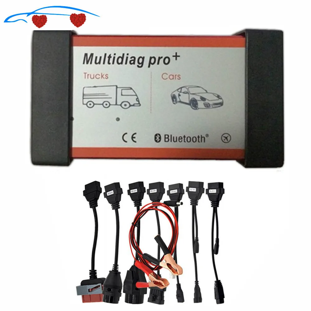 Quality A Multidiag Pro+ With Bluetooth For Cars Trucks OBD2 Scanner TCS Cd-p Pro Diagnostic Tool + Car Cables Fast Ship | Автомобили и