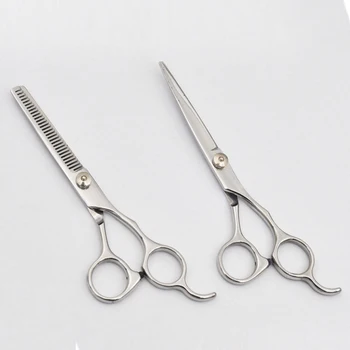 

6 inch Pet Downward Curved Thinning Scissors Professional Dog Shark Thinning Shears Cat Grooming Clipper Hair Cut Tools