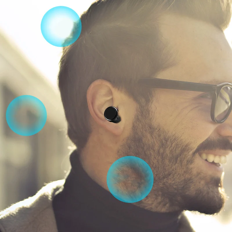1 пара TWS-06 беспроводные Bluetooth наушники гарнитуры Blueooth 5,0 водонепроницаемые наушники сенсорная версия наушники-вкладыши с зарядным устройством