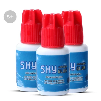 

5ml Sky S+ Glue for Eyelash Extensions Red Cap 1-2s dry time strong hold lash glue Makeup Tools