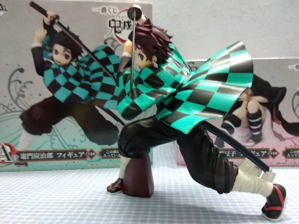 16 см японского аниме демон убийца Kimetsu no Yaiba фигурка Kamado Tanjirou Nezuko ПВХ фигурка модель воина Фигурки игрушки подарки