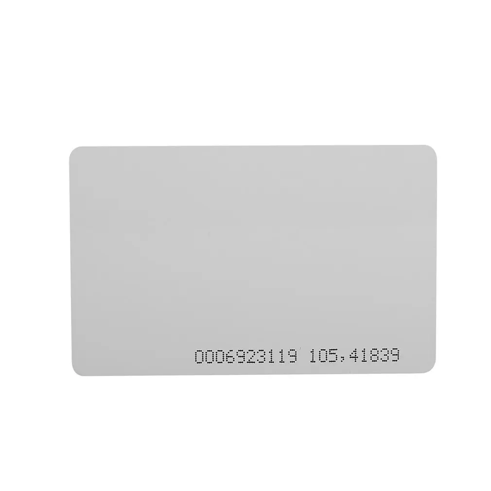 10 шт. EM4100 Tk4100 125 кГц карта контроля доступа брелок RFID тег стикер брелок жетон кольцо Бесконтактный чип 0,85 мм тонкие карты
