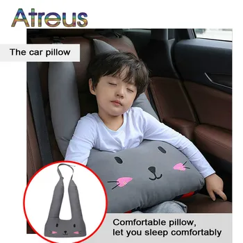 

Car Seat Belts Pillow Children Headrest Protection Cushion for Skoda Rapid Octavia A7 A5 2 Fabia Kodiaq karoq Superb Mazda 6 3