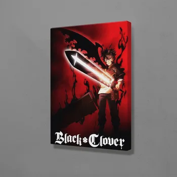 

Asta Black Clover anime Wall Art Canvas Decoration poster prints for living room Home bedroom decor Painting
