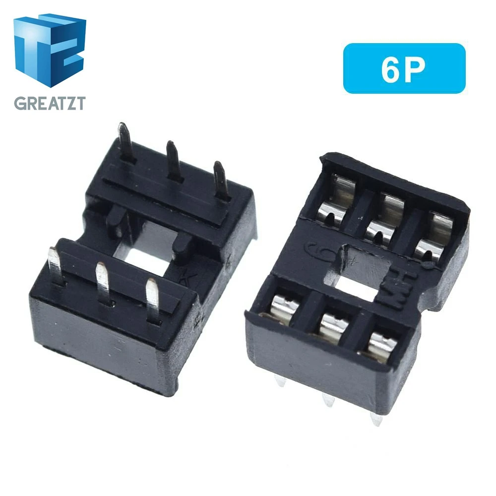 10 шт. IC seat 6P/8 P/14P/16P/18P/20P/24P/28 P DIP адаптер Тип припоя 28 контактный узкий корпус