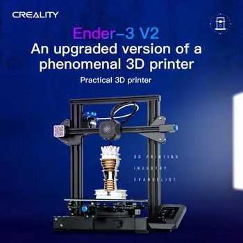 

Creality 3d Printer Ender-3 V2 Printer Kit Maker Education Home DIY Printing Method TF card/ On Line / Off Line