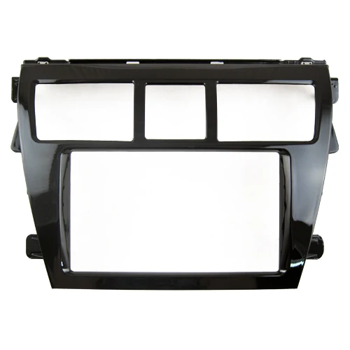 Автомобильная радиопанель Fascia Для Toyota Vios 2007 2012Yaris Sedan 2006 2012Belta 2005 2008 (глянцевый