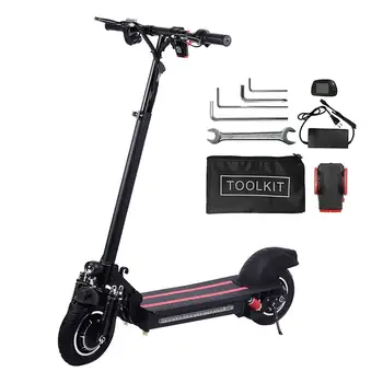 

Electric scooter 10 inch folding double drive electric scooter 35-45KM/H speed for Young and adult Free Shipping