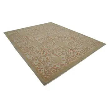

244x307 Cm Beige Handmade Oushak Rug-8x10 Ft