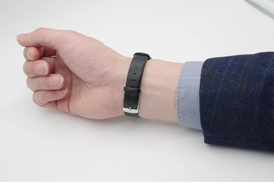 Mijobs кожаный ремешок для huawei Honor Band 4 5 Смарт-часы наручные часы ремешок для Honor 4 5 умный Браслет ремешок