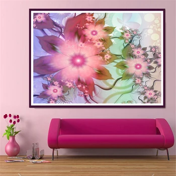 

5d DIY Flowers Diamond Painting Full Drill Round Picture Of Rhinestones Diamond Embroidery Home Wall Decor Christmas Gifts
