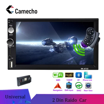 

Camecho Andriod 8.1 7'' Car Multimedia Player 2Din MP5 Touch Screen Car Radio Universal Bluetooth Mirrorlink Wifi USB GPS Radio