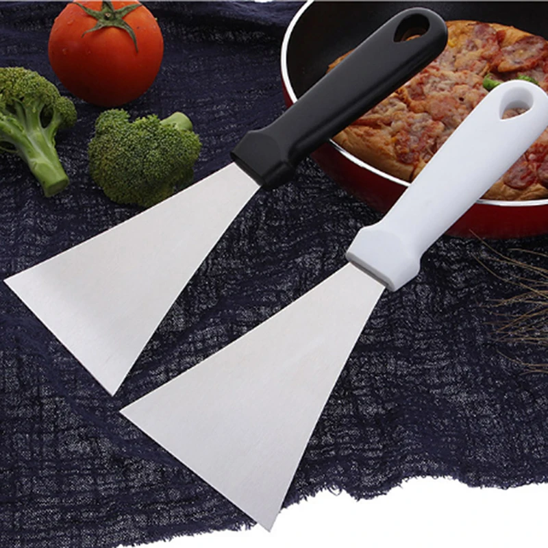 Белая и черная прямая Лопата Teppanyaki Лопата нож для пиццы кухонные принадлежности kithcen Аксессуары для выпечки