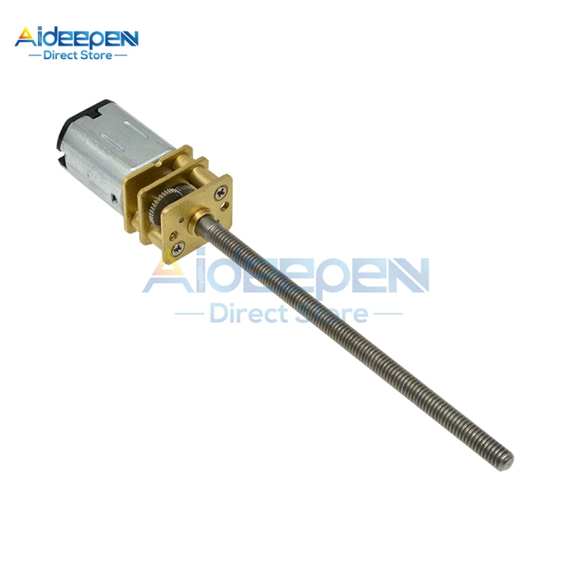 GA12-N20-M3* 55 DC мотор-редуктор 3V 6V 12V 15/30/60/100/150/200/300/500/600/1000 об/мин M3 длинный винт низкая Скорость с большим вращающим моментом для игрушка