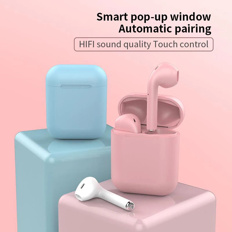 

Wireless Earphone Colorful earbuds Charging box 3D Stereo Headset Bluetooth Headphone For Iphone Xiaomi Huawei oppo Android ios