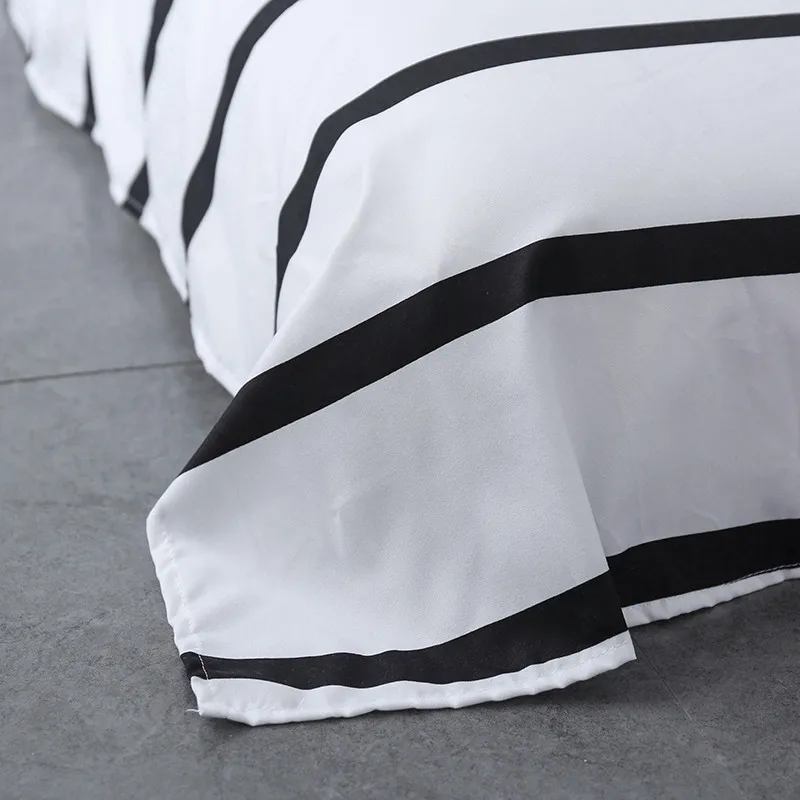 Warm Duvet Three-piece Duvet, Pillowcase, Simple Life, Full Size Home Decoration