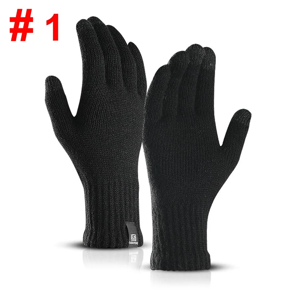 L. Mirror 1 пара Женские Мужские перчатки для бега перчатки с сенсорным экраном зимние аксессуары для бега Новые - Цвет: Black