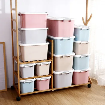 

YZY Storage Box Plastic Thick Clothing Box Baby Toy Commodity Storage Box