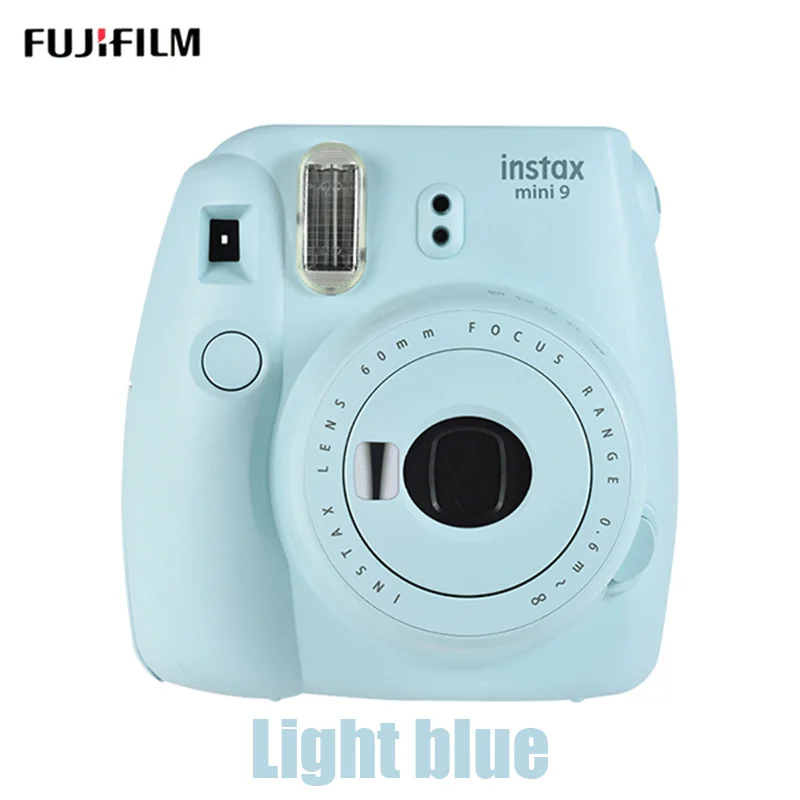 mini 9 Light Blue 5 цветов Fujifilm Instax polaroi Mini 9 мгновенная камера Mini7c instantanea фото камера Мальчик девушка романтический подарок - Цвет: mini 9 Light Blue