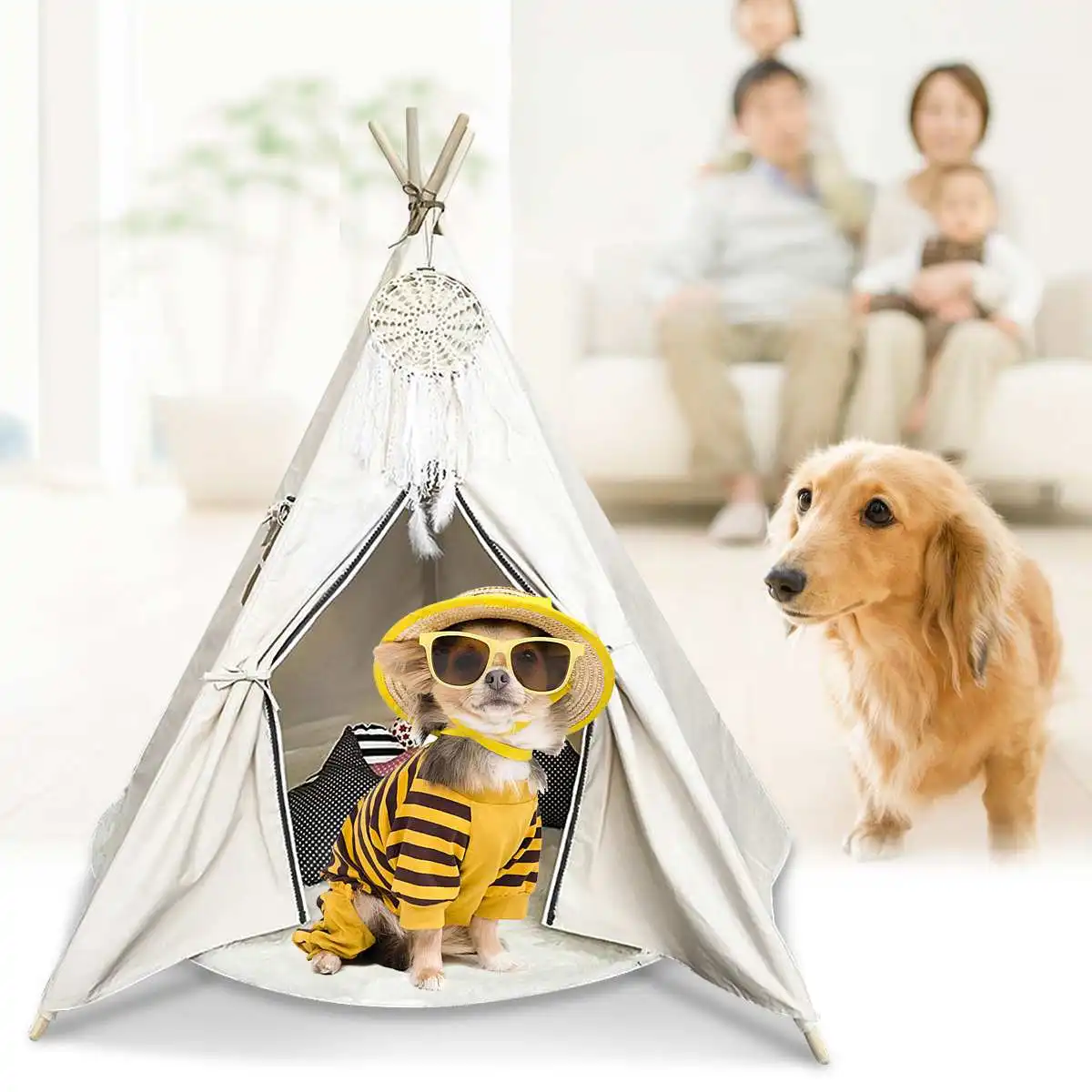 Детская домашняя парусиновая игра Tipi большая детская палатка принцессы сетчатая домашняя для взрослых домашних животных навесы наружная домашняя спальня москитная сетка