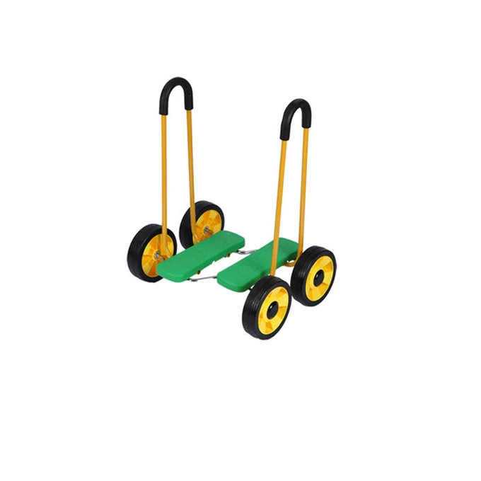 Для маленькой девочки, 4 колеса педали игрушка-ходунок скутеры сенсорной терапии игры для детей, игрушки для детей езда Прокат экспорт детский велосипед, детский велосипед - Цвет: Green