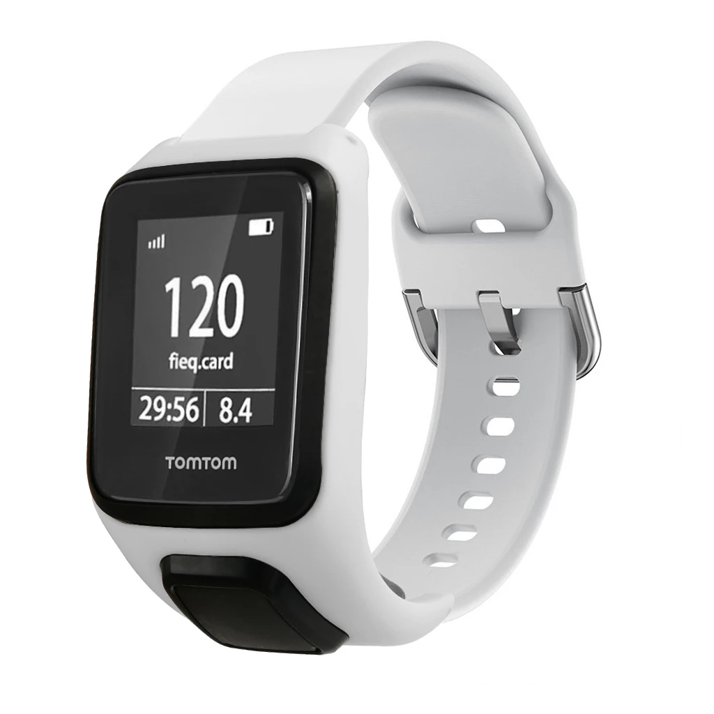 FIFATA красочные силиконовые часы ремешок для Tomtom Runner 3 для Tomtom Adventure умные спортивные часы сменный Браслет аксессуары